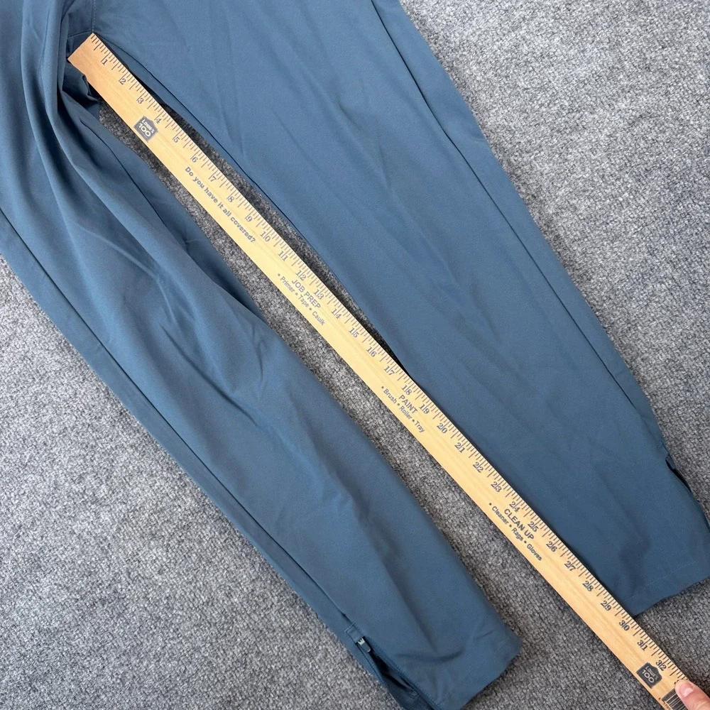Primo Golf Jogger Pants Mens 34 Tall Blue Performance Tapered Ankle Zip